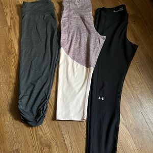 Michael Kors, Under Armour, Champions, workout leggings. Size L